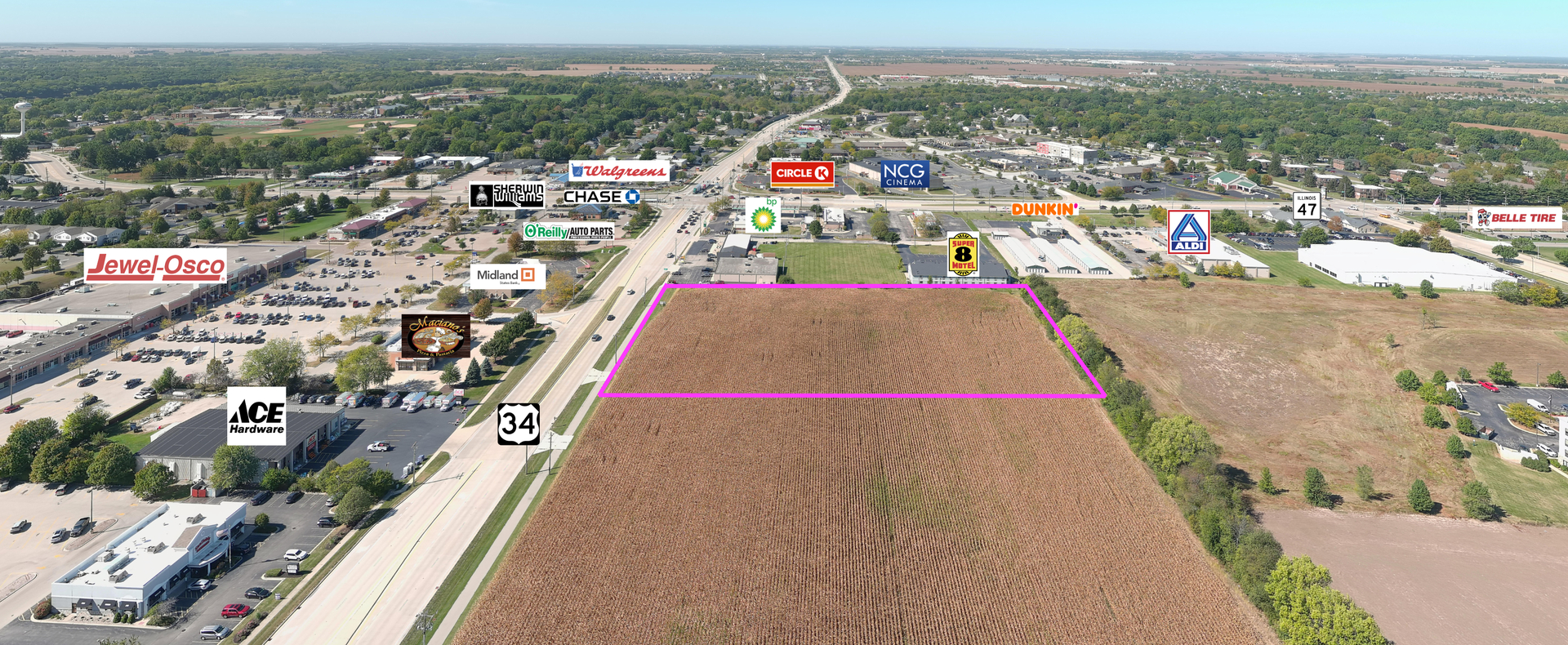 4.428 Acres Rte 34 Highway, Yorkville, IL