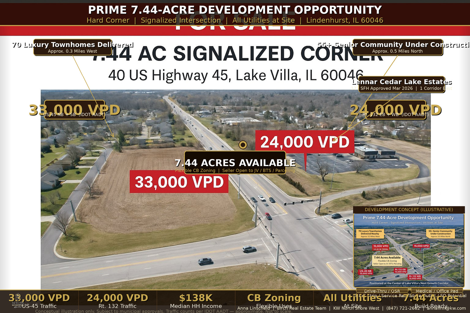 40 US Highway 45 Highway, Lindenhurst, IL