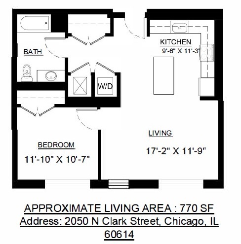 2050 N Clark Street #504, Chicago, IL